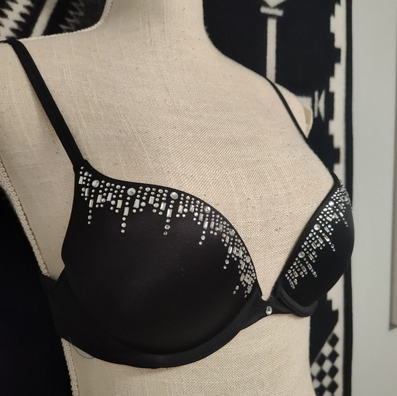 Vintage 2012 Victoria’s Secret Very Sexy Pushup w/Swarovski Crystals, 32B - Picture 5 of 15